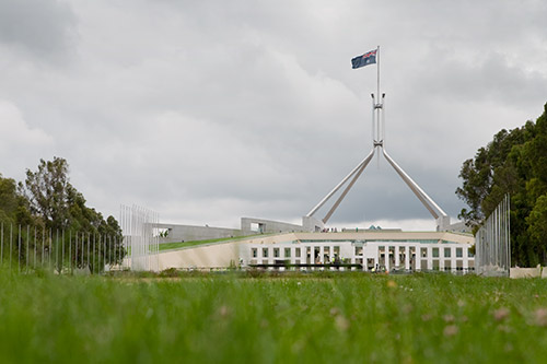 Neues Parlamentshaus in Canberra