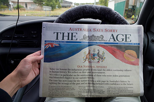 Australische Zeitung: Sorry